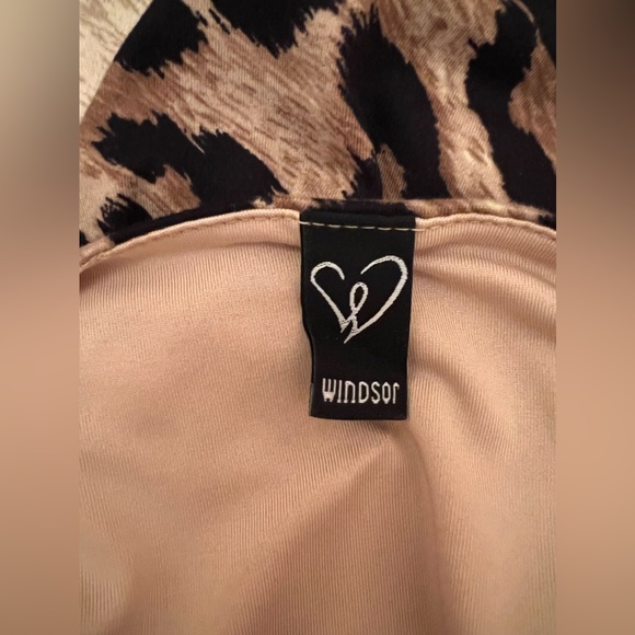 Windsor Leopard Print Mini Dress - Picture 3 of 4